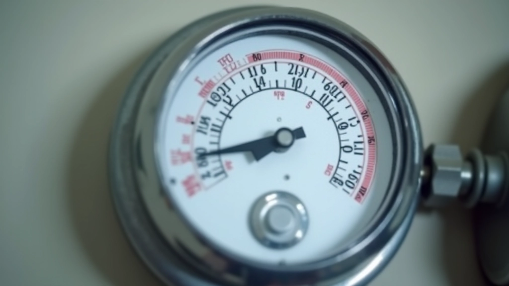 Gros plan sur les trois zones du compteur d'eau avec index blanc, index rouge et petit cadran de détection