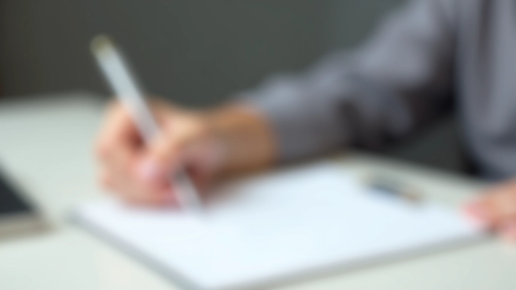 Main tenant un stylo prêt à noter les chiffres du compteur sur un carnet